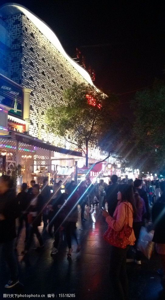 桂林步行街图片素材