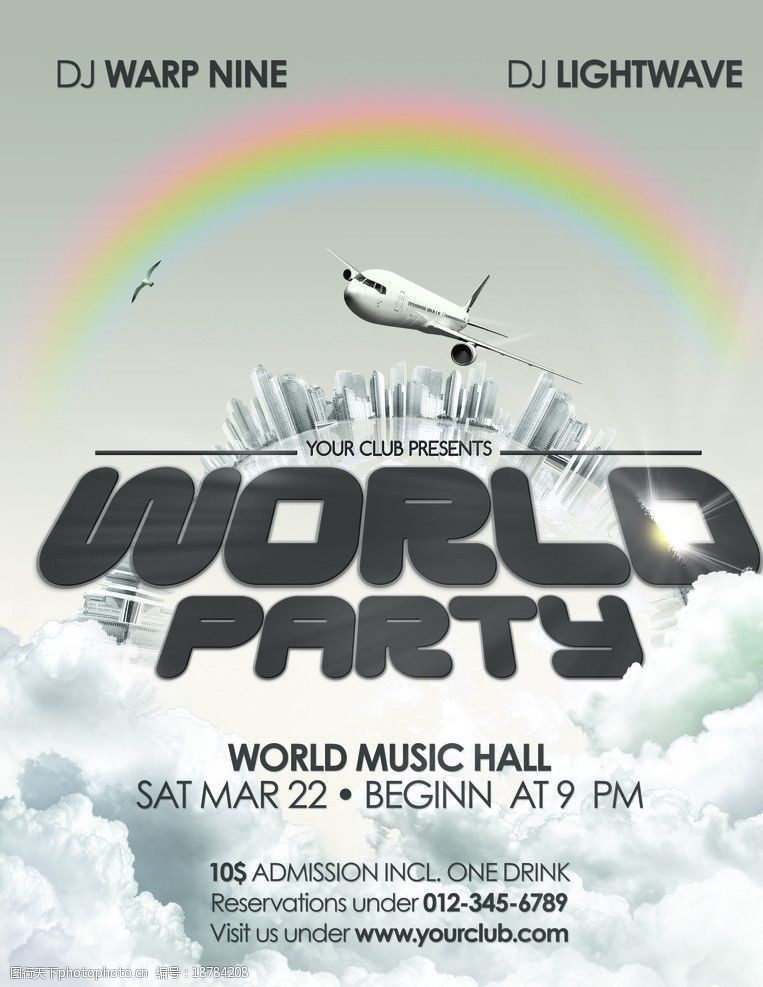 彩虹派对图片素材