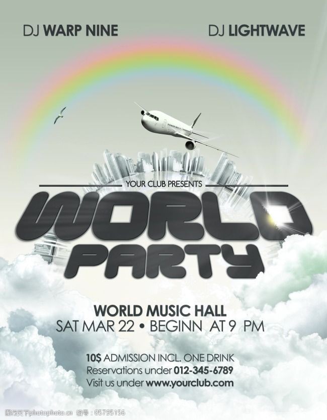 彩虹派对图片素材