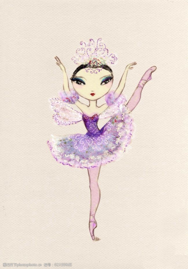 芭蕾公主图片素材