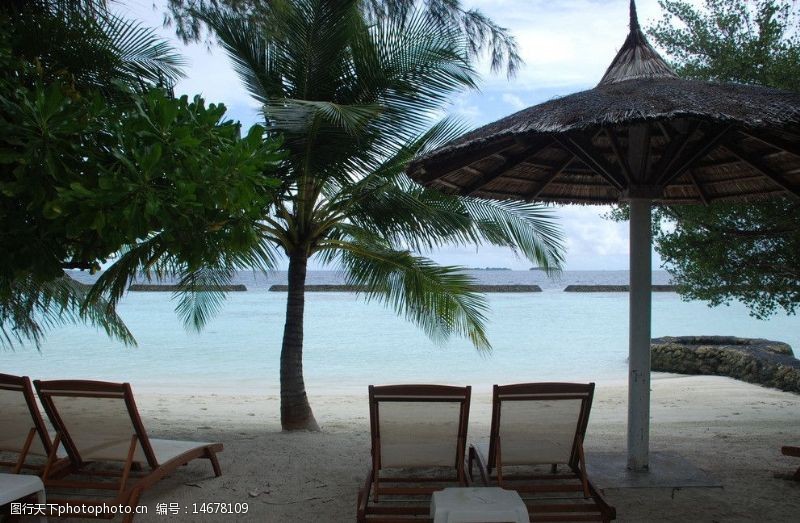 马尔代夫旅游马尔代夫椰子岛海边图片