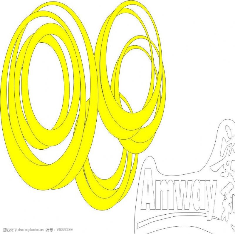 安利amway线条矢量logo图片