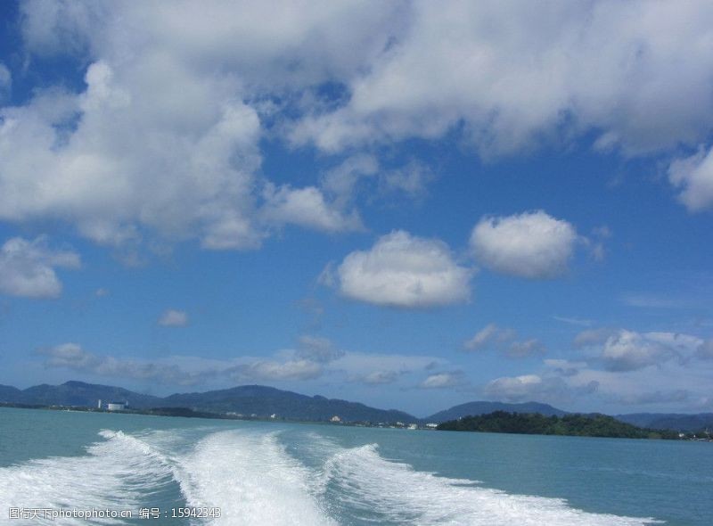 碧水蓝天普吉海岛风光图片
