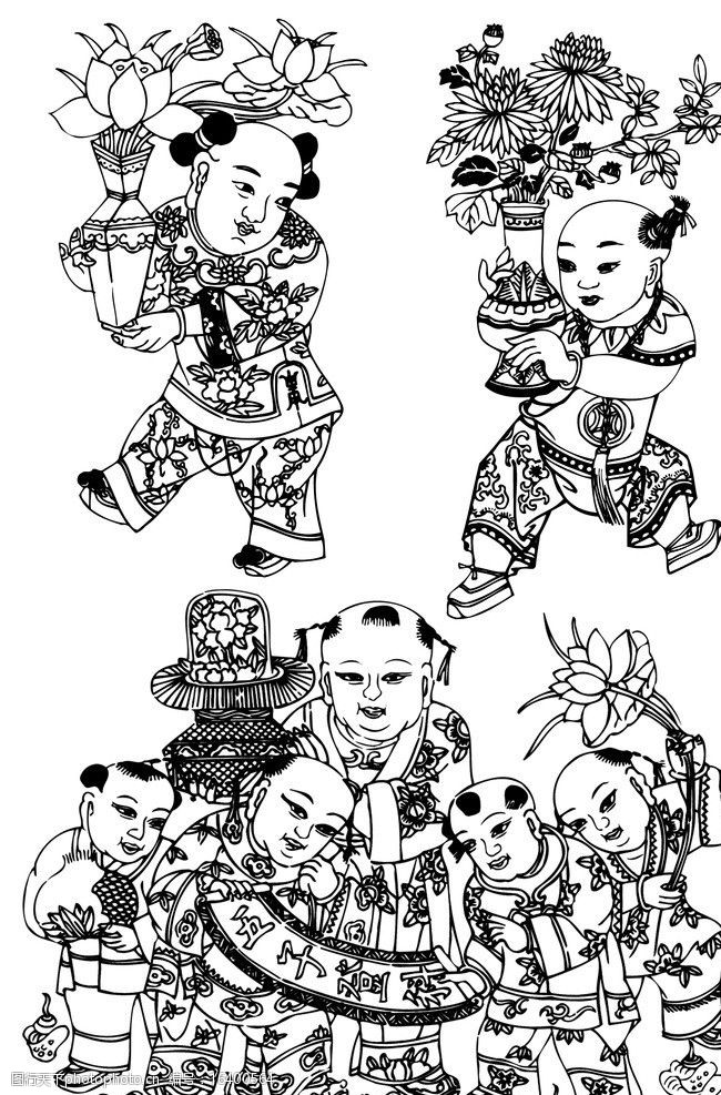 佛教故事中国吉祥图案图片