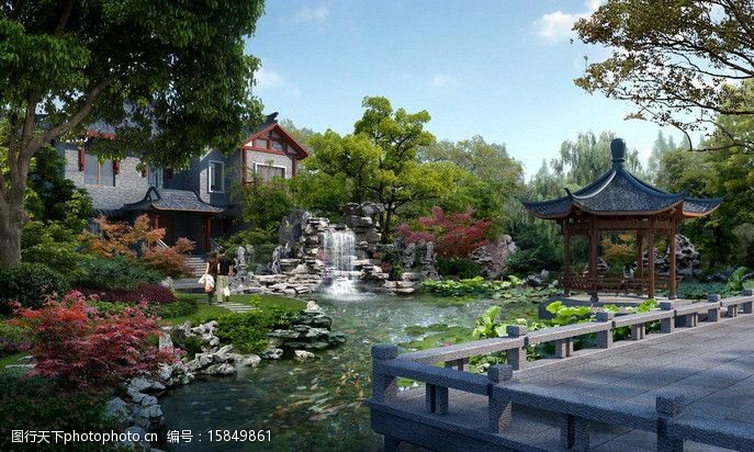 古典别院中国古典园林风景区图片