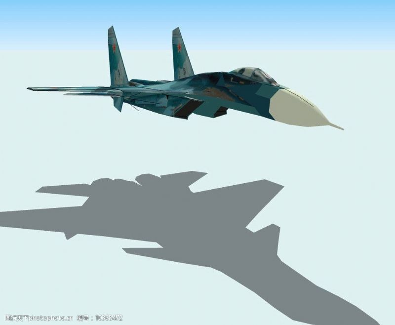 skp战机3D模型图片