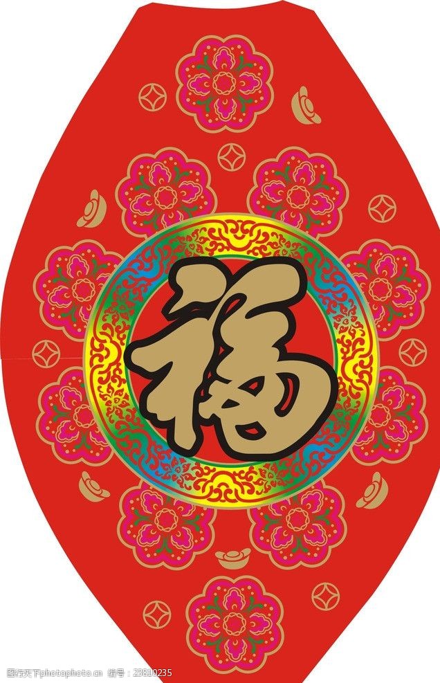 铜钱花纹图案中国传统图案