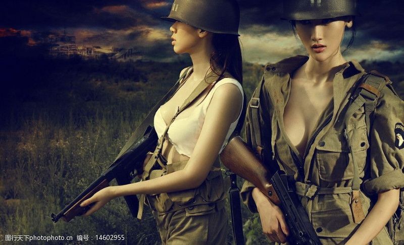 电脑游戏二战风云美女代言图片