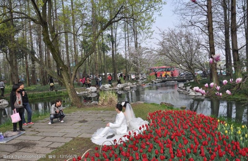 杭州婚纱摄影太子湾公园图片