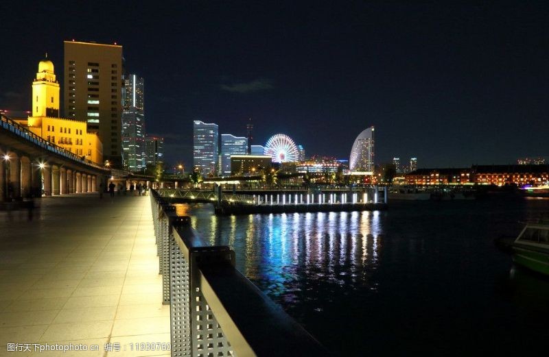 园林工程横滨夜景图片