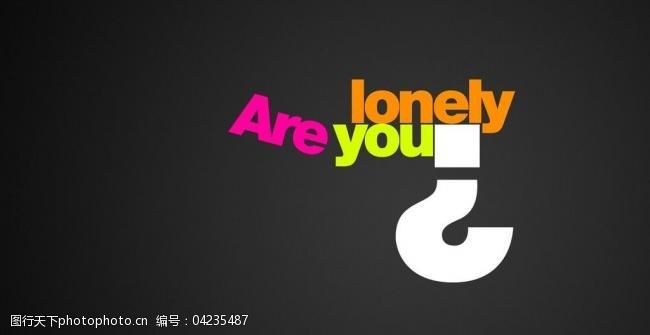 areyoulonely字母图片