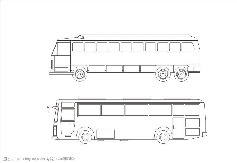 公共汽车汽车图片