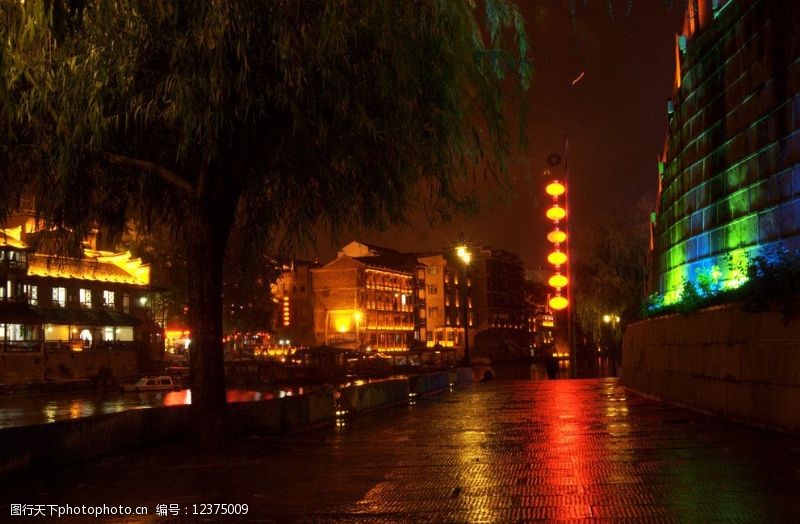 贵州镇远镇远雨夜图片