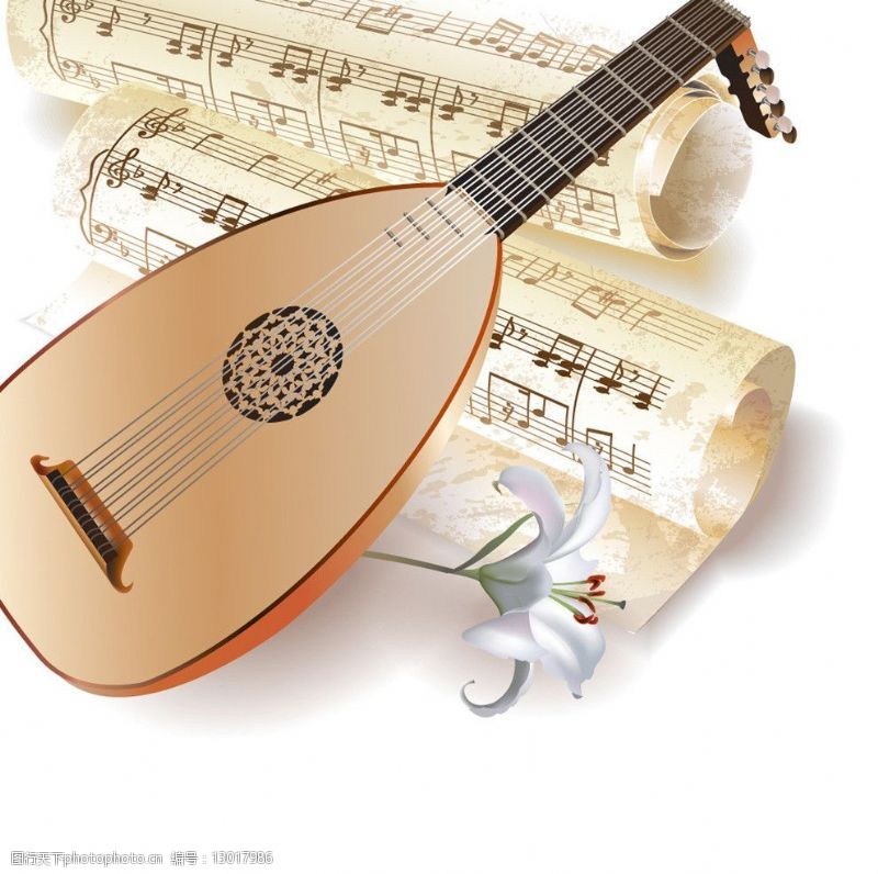 古筝文化乐器图片