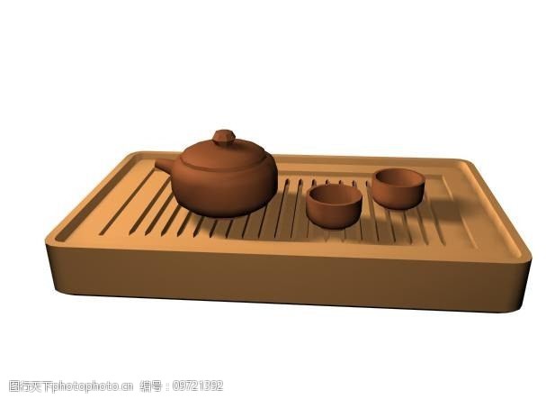功夫茶茶壶模型图片