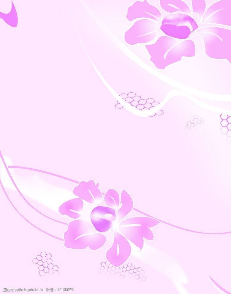 粉色画册底图花朵移门图片
