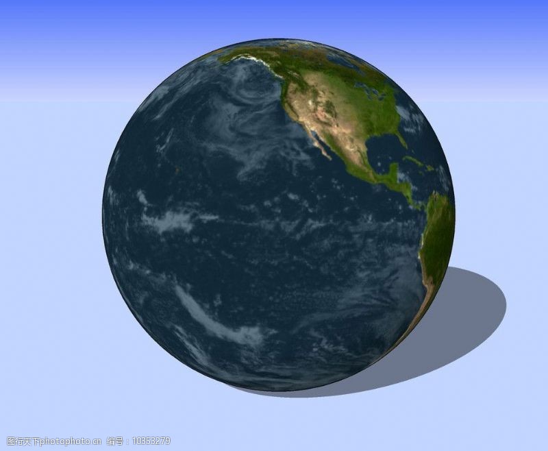 精选地球3D模型图片