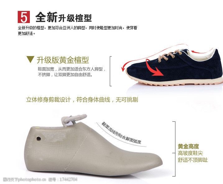 鞋类商城模版淘宝男鞋描述细节图片