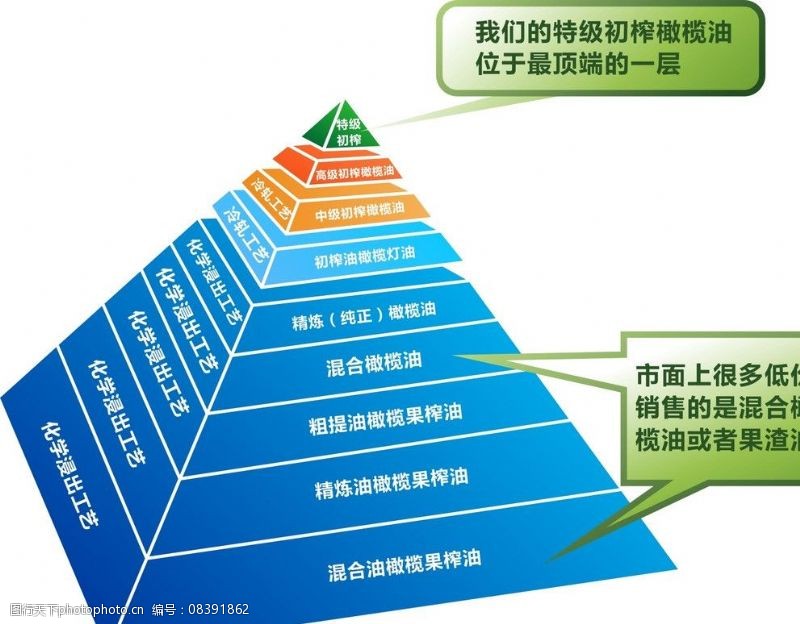 饮食结构金字塔金字塔橄榄油矢量图图片