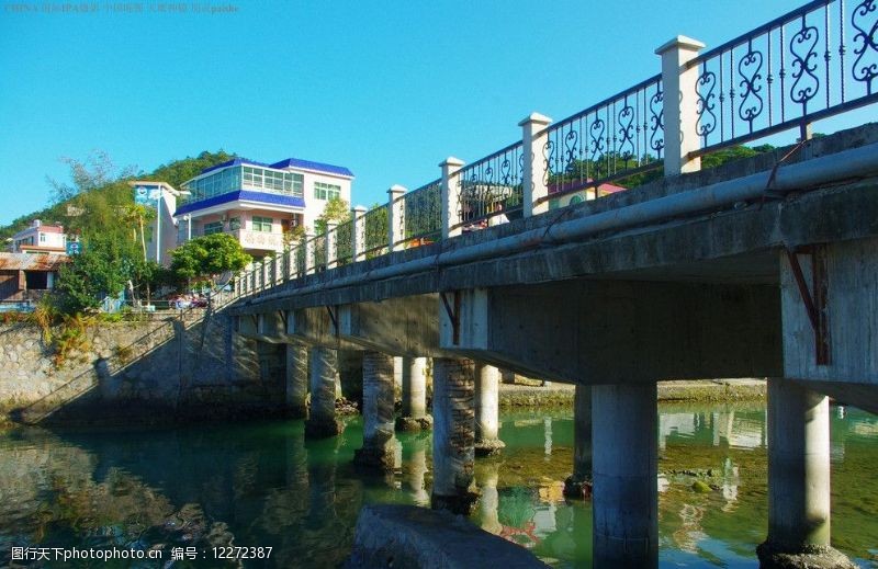 中国海洋风光杨梅坑桥梁图片