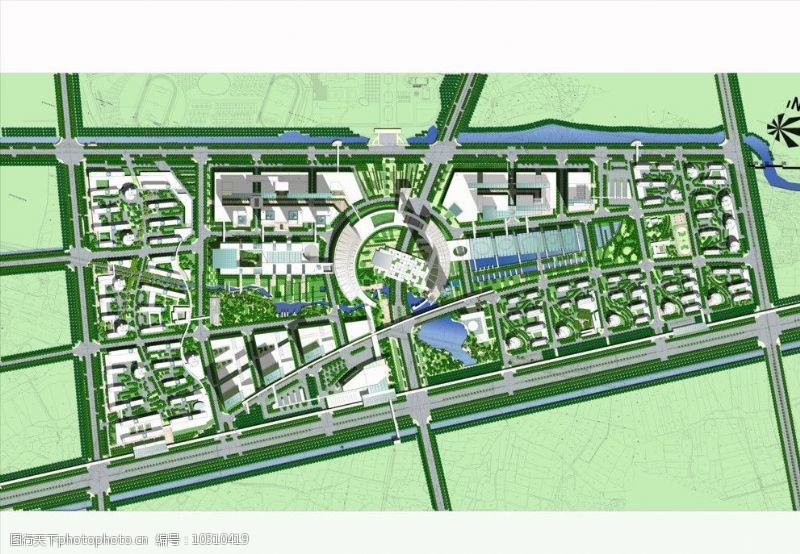 仙林大学城城中心区整体规划设计图片