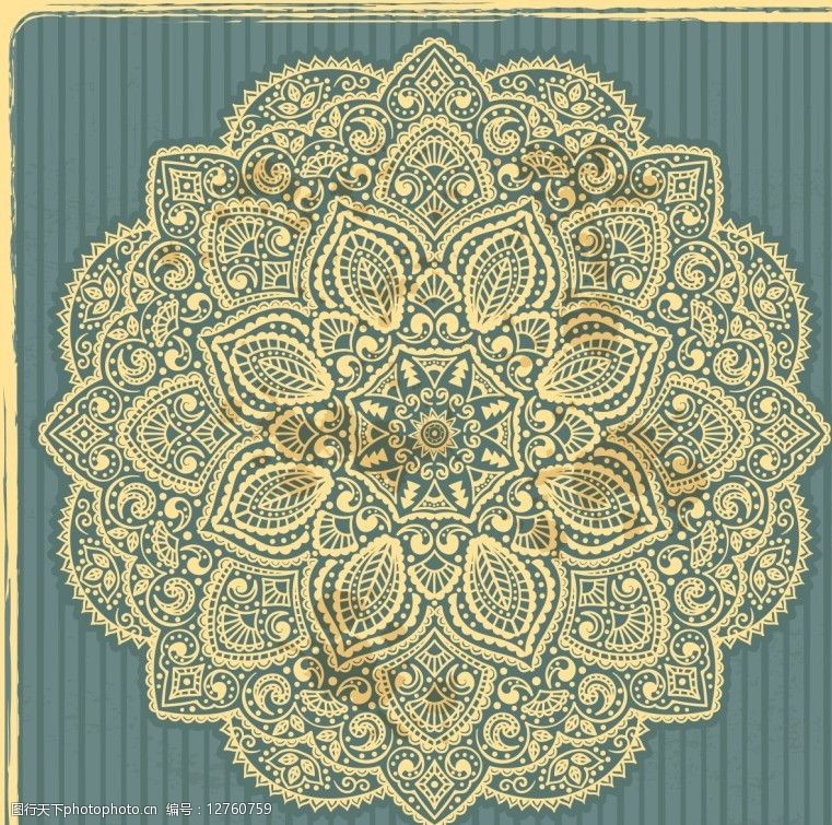 潮流花卉欧式古典花纹底纹图片
