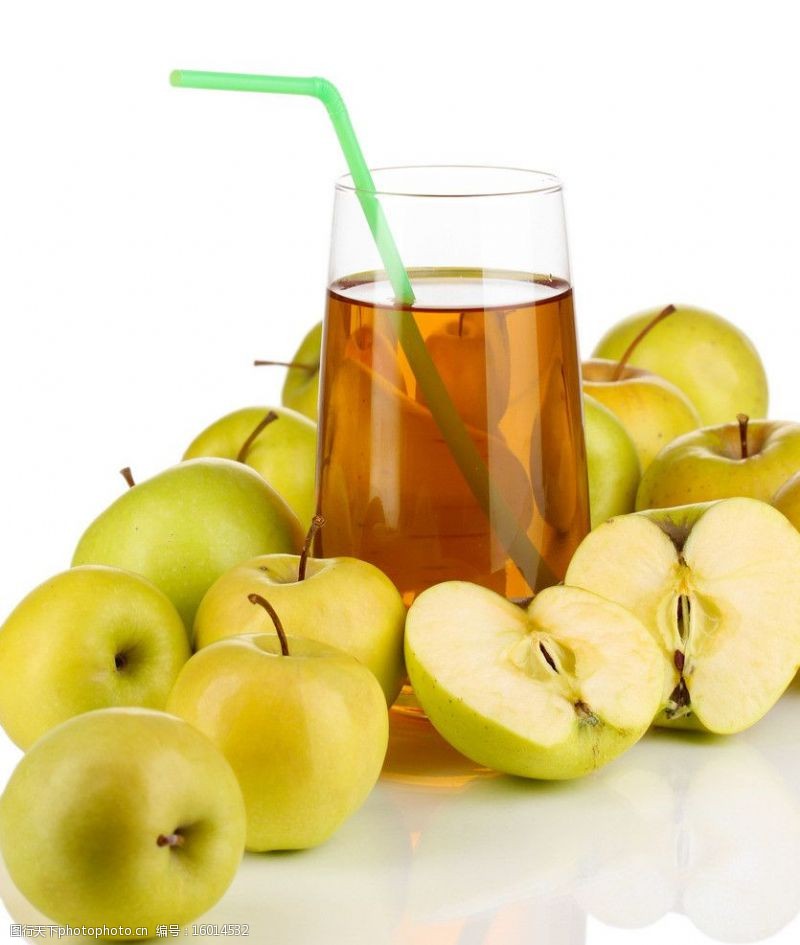 解渴苹果苹果汁图片