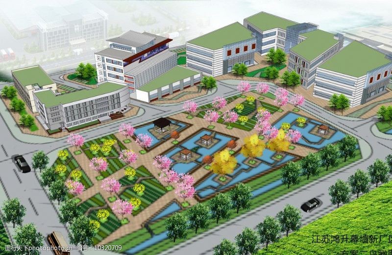 城市规划商贸工业园设计图片