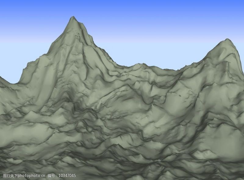精选山峰3D模型图片