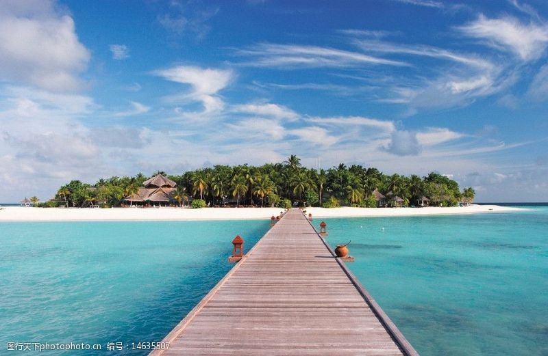 马尔代夫旅游马尔代夫海边风景图片
