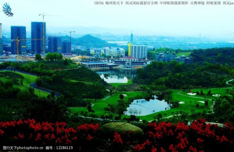 锦天国际梅州客天下彩色高尔夫图片