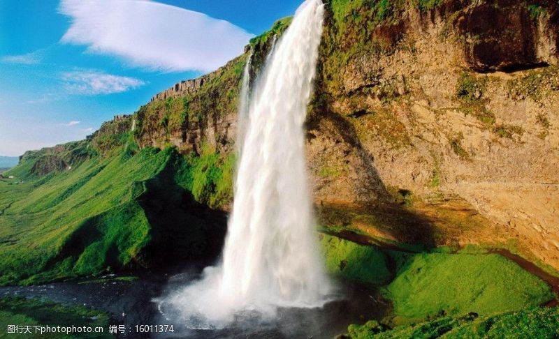 瀑布风光风景瀑布图片