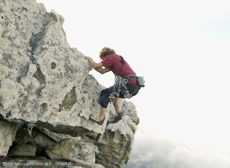 攀岩运动图片