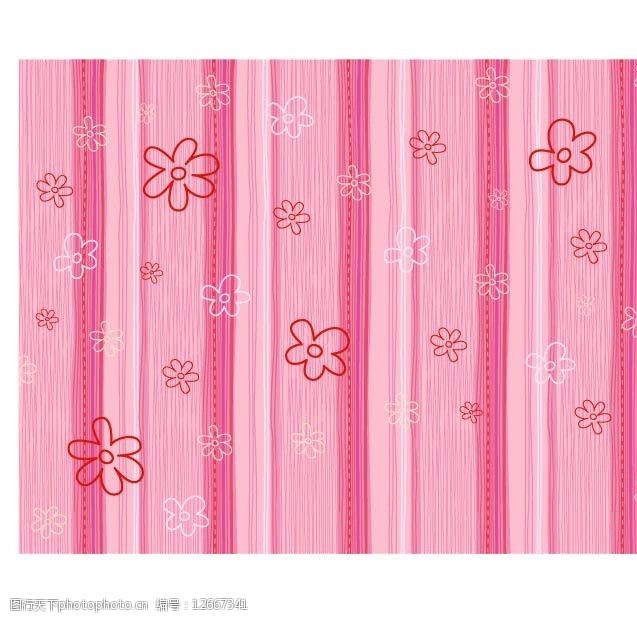 花纹花卉横幅简洁中式花纹背景图片