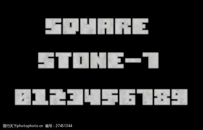 opentype平方stone7字体