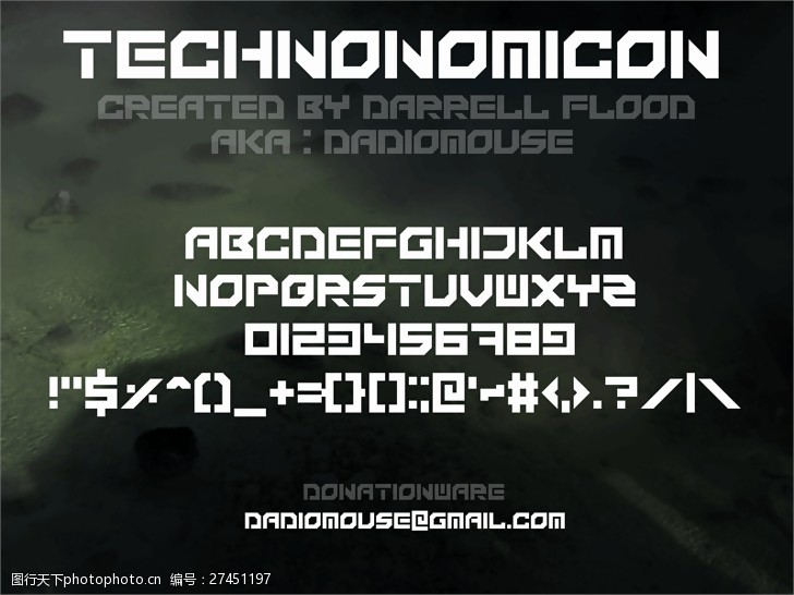 opentypetechnonomicon字体