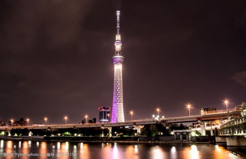 塔楼东京塔图片