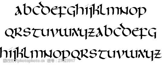 eot汤姆森安色尔字体的字体