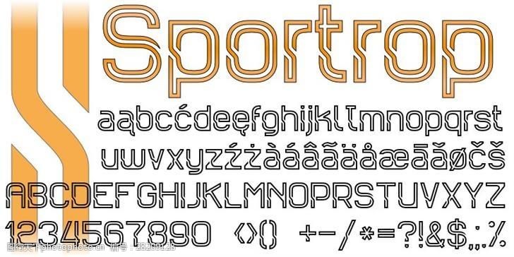 光学传递函数sportrop字体
