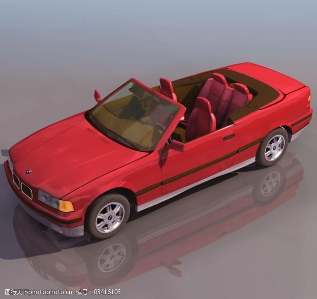 汽车海报模板下载3ds经典汽车模型图片