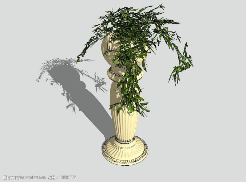 精选欧式柱子3D模型图片