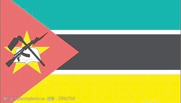 矢量莫桑比克国旗