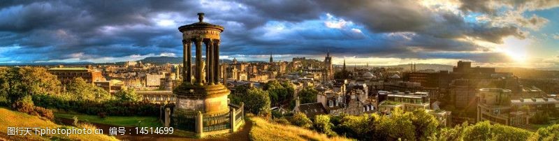 世界著名建筑爱丁堡风光图片
