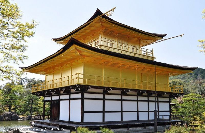 世界著名建筑京都金阁寺图片
