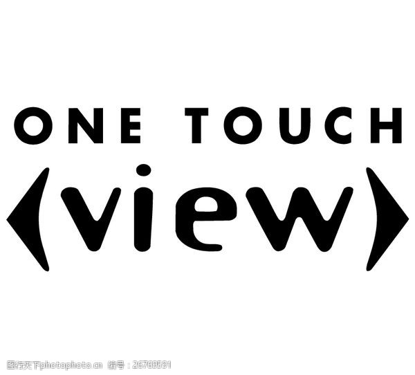 oneOneTouchViewlogo设计欣赏OneTouchView下载标志设计欣赏