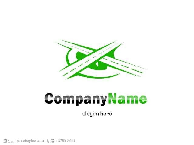 交叉口绿色logo