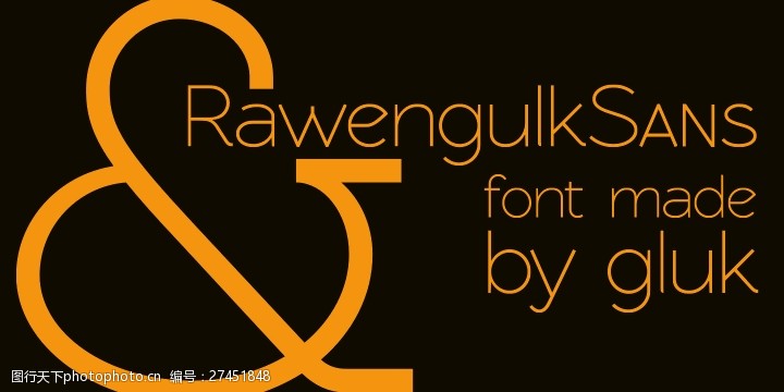 光学传递函数rawengulksans字体