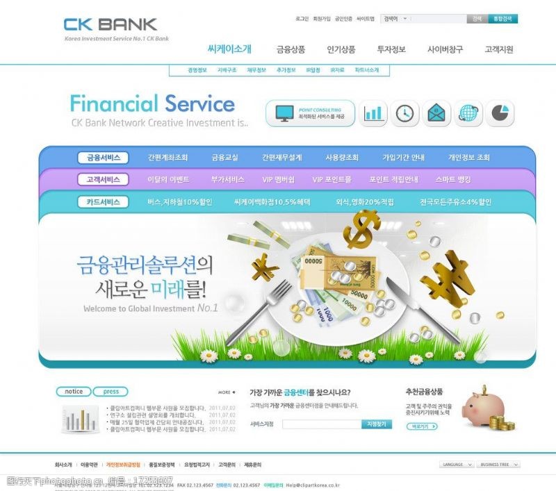 国际金融公司金融网站图片