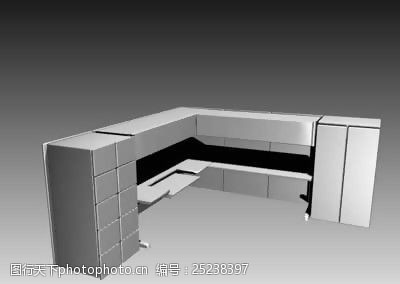 办公桌3D办公家具模型20080918更新20