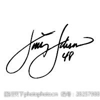 吉米约翰逊的签名